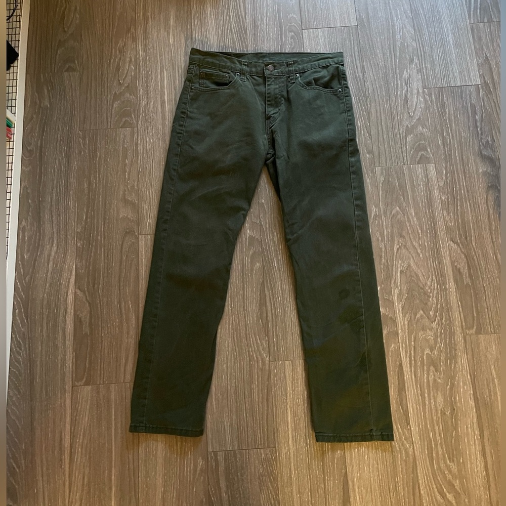 Green 30x30 Levi 502 Jeans Taper Flex